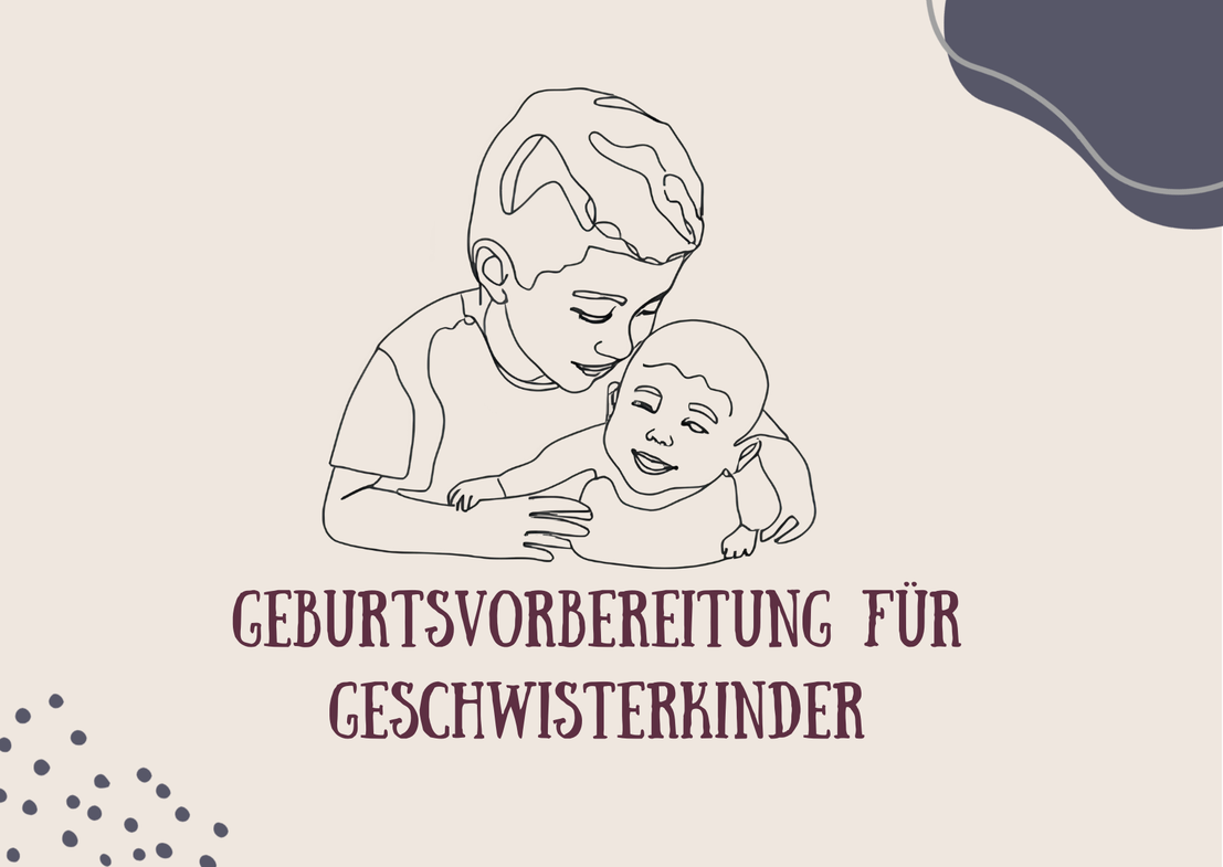 Grafik von 2 Geschwisterkinder
